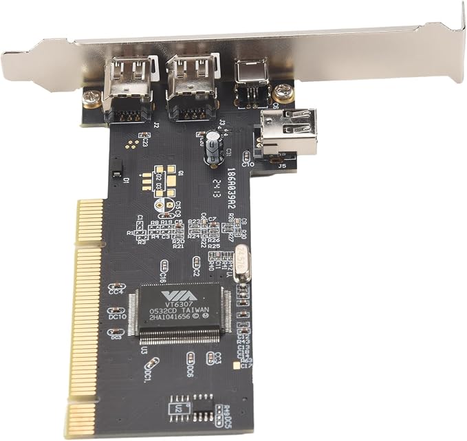 Tarjeta PCI Firewire 3 Puertos IEEE 1394 para PC miniatura 2