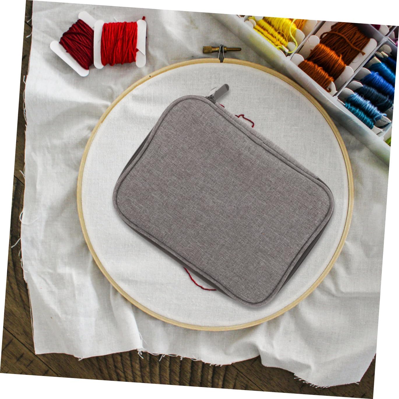 Oxford Cloth Knitting Needle Set Ring Needle Bag Crochet Hook Storage Bag