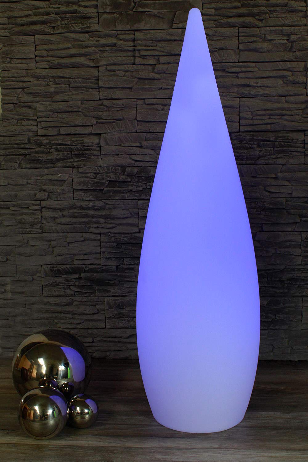 Arnusa Große Stehlampe Kegelleuchte 120 cm LED Sauna Lampe