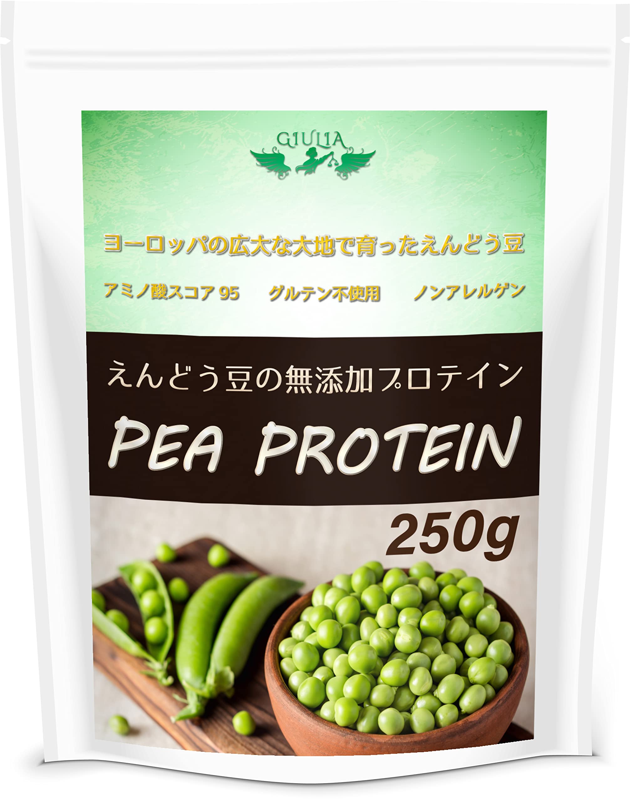 Amazon | ジュリア えんどう豆 プロテイン パウダー フランス原産 (無