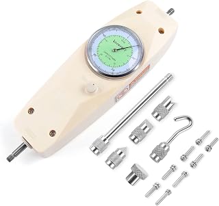 Knoweasy NK-500 Mechanical Push Pull Force Gauge Dynamometer - Portable Analog Tester with Carry Case for Precise Measurements