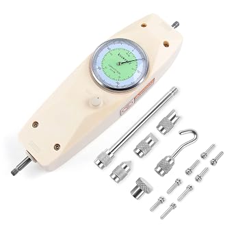 Knoweasy NK-500 Mechanical Analog Push Pull Force Gauge and Dynamometer - Portable with Carry Box for Accurate Measurements