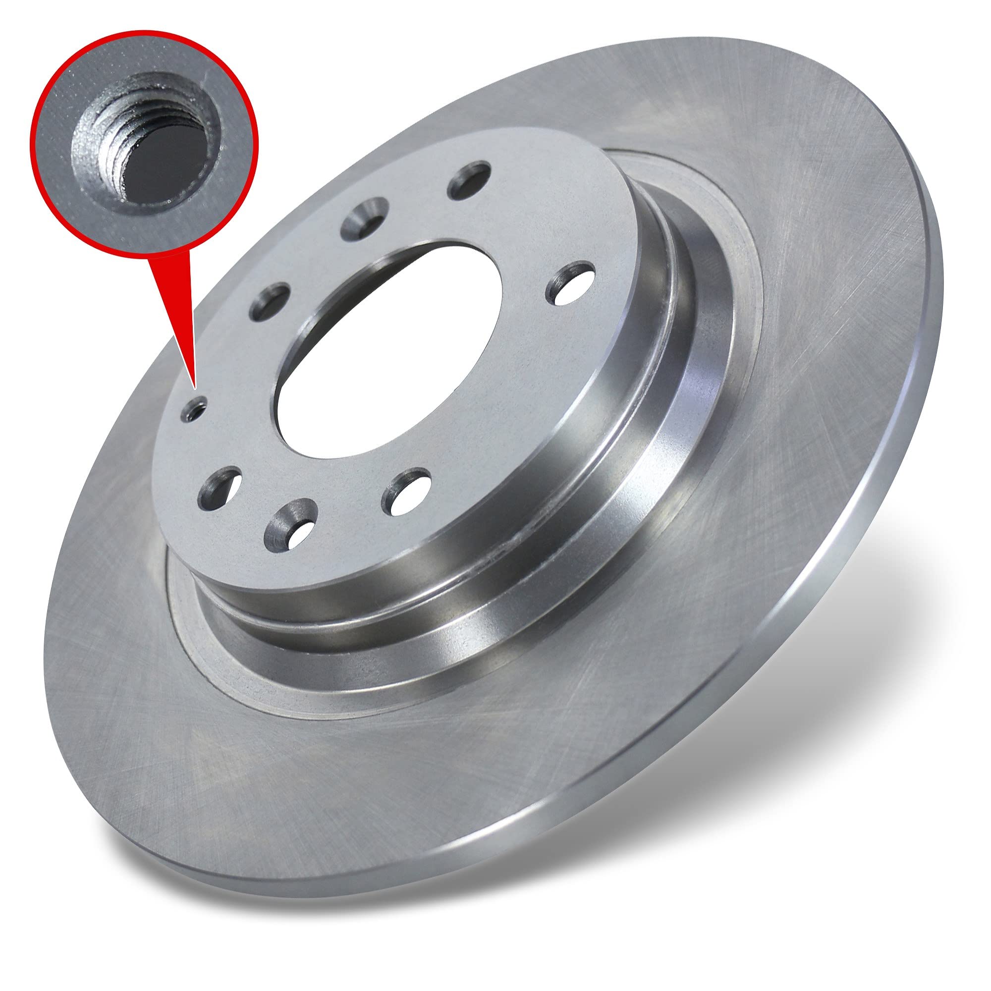 BESTPRICE Bremsenset inkl. Bremsscheiben vorne Ø 282,5 mm + hinten Ø 280 mm + Bremsbeläge vorne und hinten, Kompatibel mit MAZDA 6 Hatchback (GG), 6 Station Wagon (GY), 6 Stufenheck (GG)