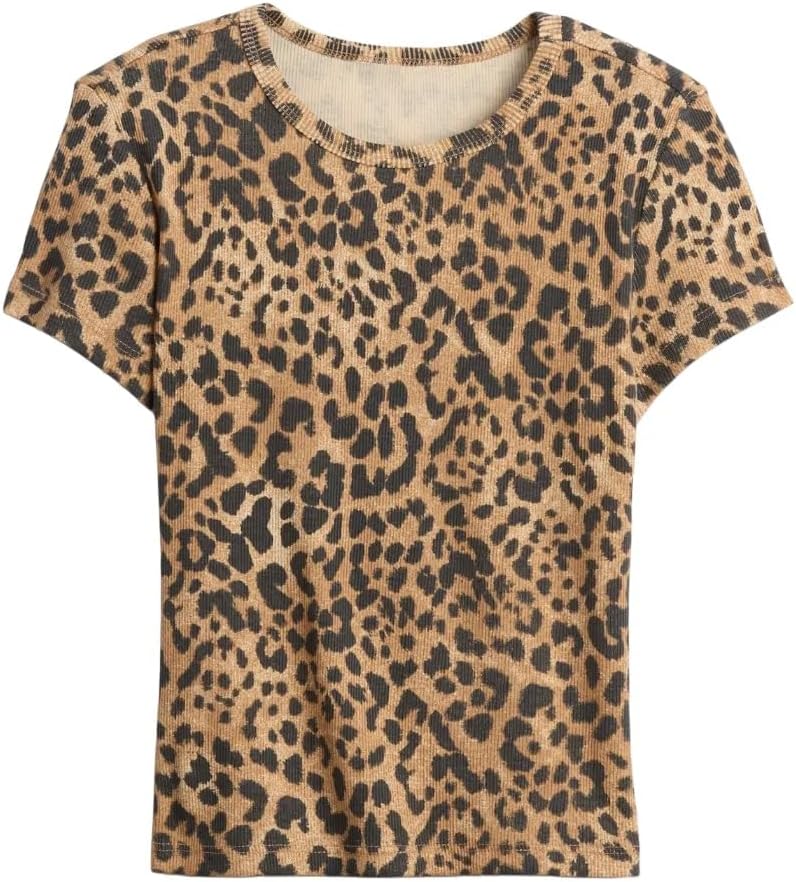 Gap Girls' Short Sleeve Ribbed Tee