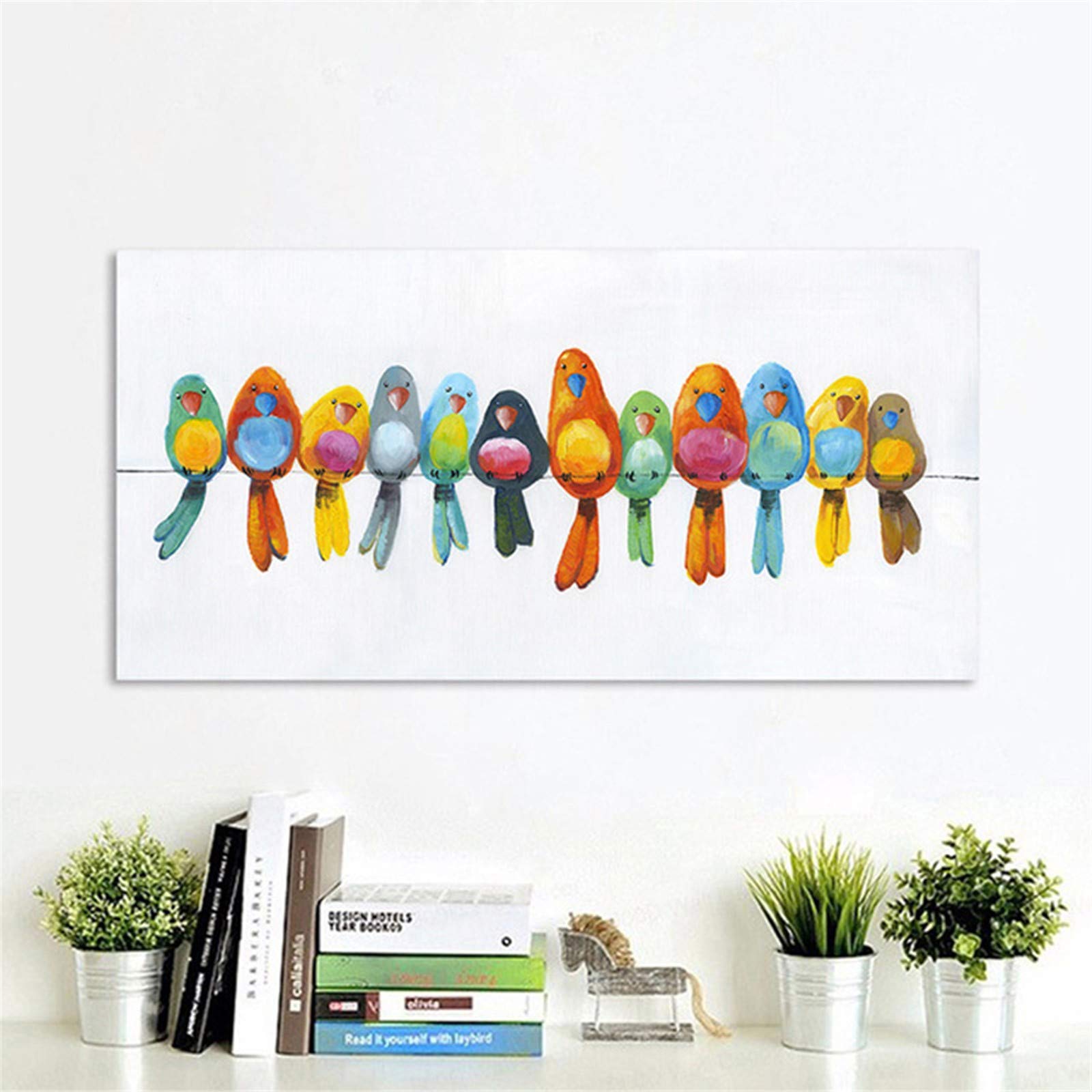 Peinture diamant complet foret carre kit oiseau abstrait XXL