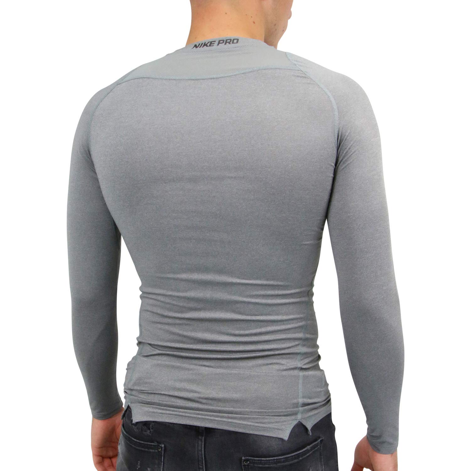 grey nike compression shirt
