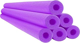 Chochkees Pool Noodles 52" x 2.5" Inch Swimming Hollow Core Foam Tube, Floating Thick Noodles for Floating, Pool Accessories