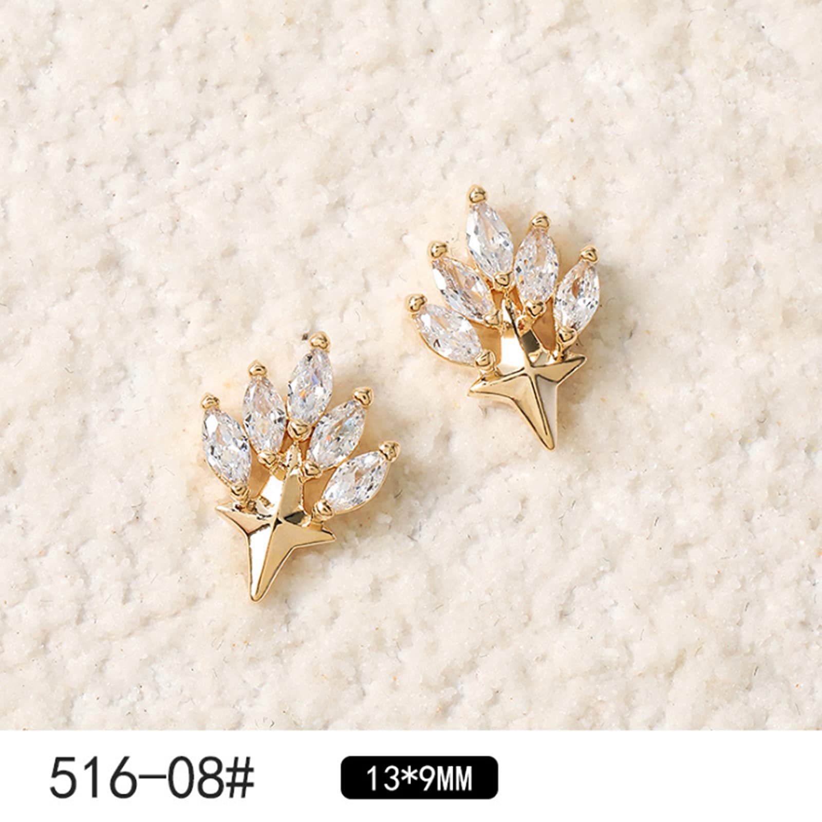 24 pezzi 3D metallo zircone nail art gioielli giapponesi decorazioni per unghie alta qualità zircone cristallo manicure fiocco strass charms