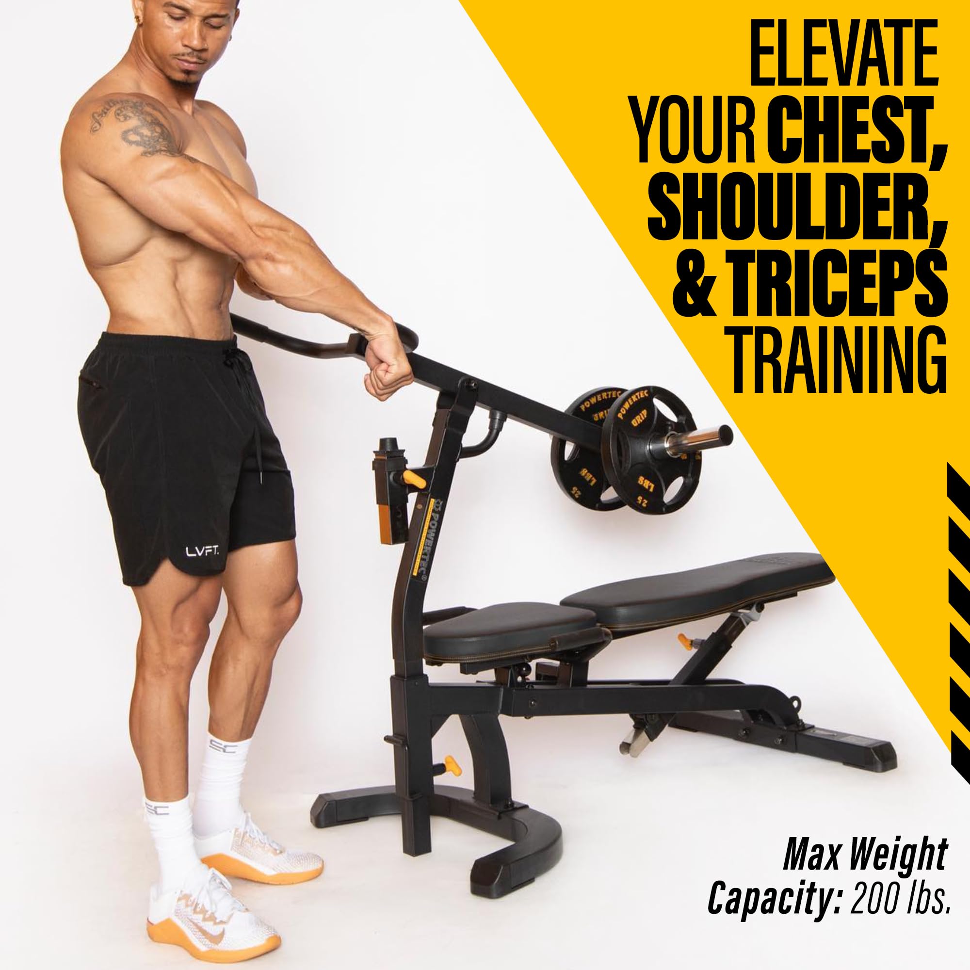 Amazon.com : Powertec DMA18 Dip Bar Attachment - The