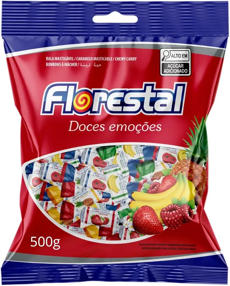 Bala Mastigável De Fruta…