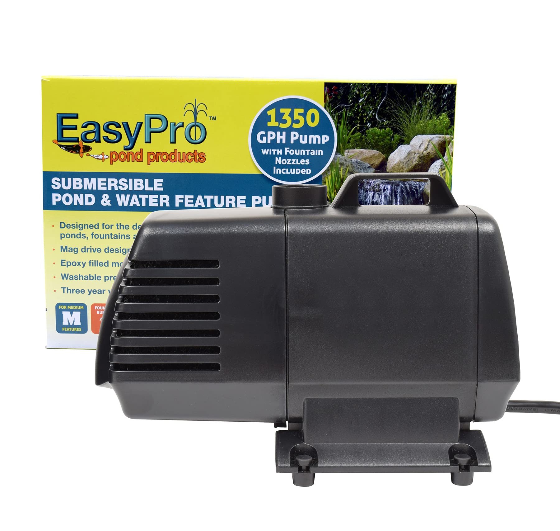 Amazon.com : EasyPro EP1350 Submersible Mag Drive Pump For Ponds