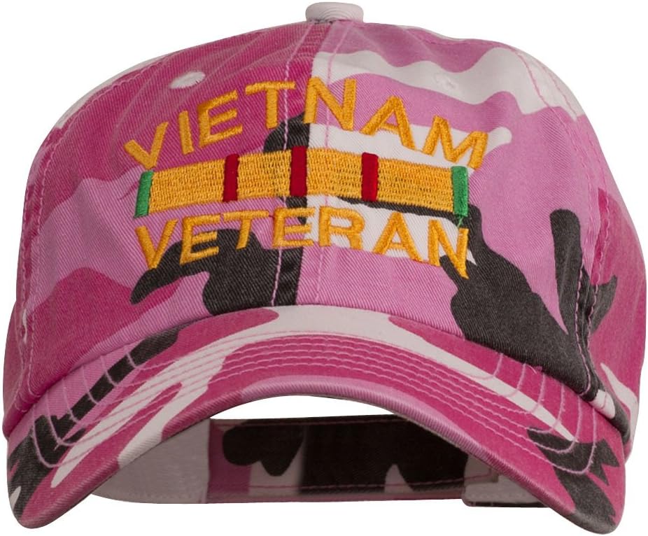 e4Hats.com Vietnam Veteran Embroidered Enzyme Washed Cap