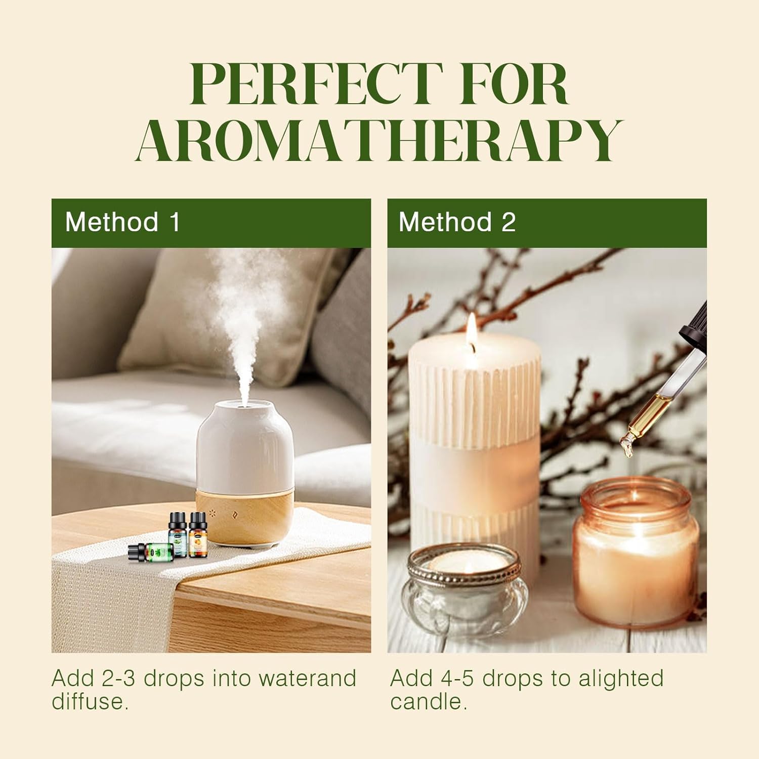 Essential Oils Set, Aromatherapy Essential Oil Kit for Diffuser, Candle, Soap Making, Massage, Skin Care (48 x 5ml) - Sandalwood, Eucalyptus, Lavender, Tea Tree, Peppermint Aromatherapy Oil - Image 6