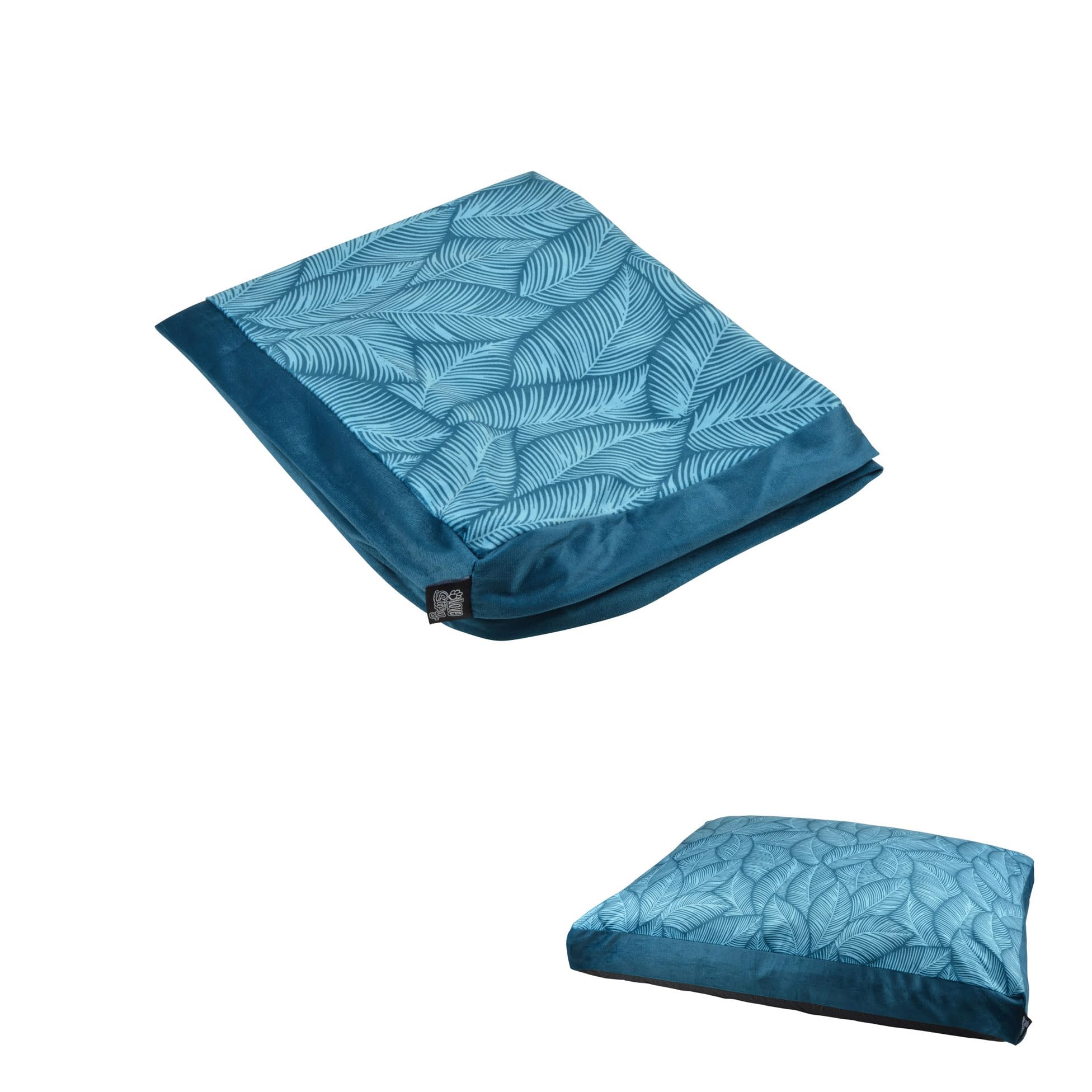 Housse de coussin rectangle velours 80 x 60 cm Geo Pop grand format