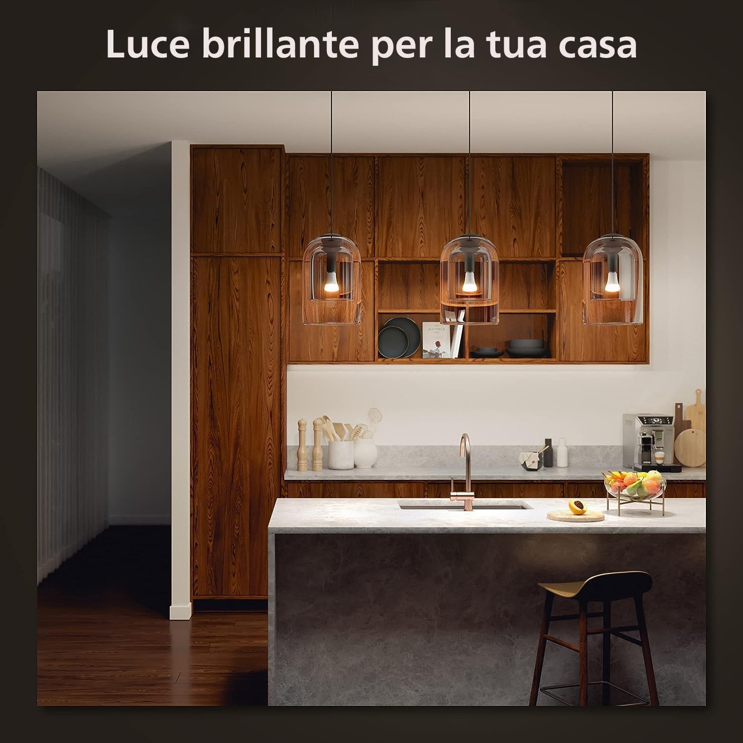 Philips Hue Lampadina LED smart E27, Confezione da 2, Bianco | Luce bianca da calda a fredda, 6 W, 1100 lm, Dimmerabile, Smart Home, Controllo via app e bluetooth, Compatibile con Alexa
