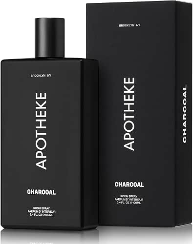 Apotheke Air Freshener Spray for Bathroom & Bedroom (Charcoal) -