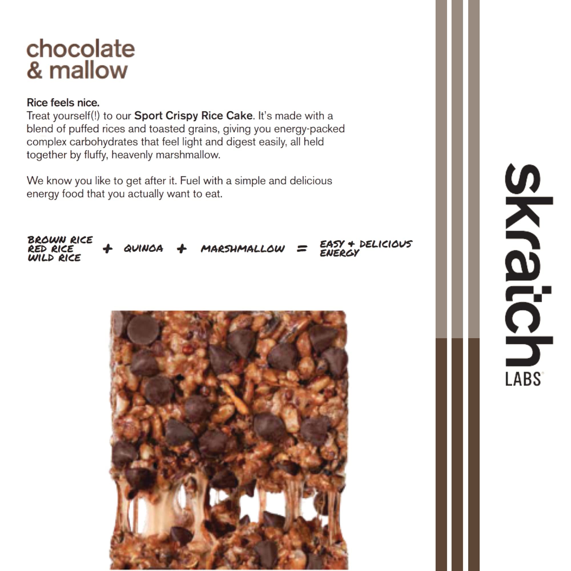 Snapklik.com : Skratch Labs Crispy Rice Cake Chocolate (8-Pack ...