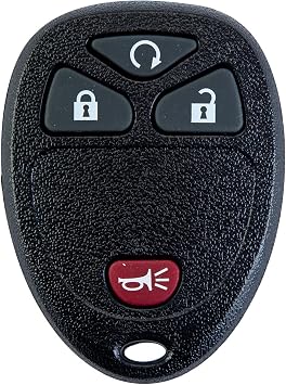 Replacement Car Key Fob for Silverado Avalanche Equinox Express Traverse Yukon Sierra 1500 2500 3500 HD Acadia Savana Enclave 2007/08/09/2010/11/12/13 with FCC ID OUC60270/15913421 Single