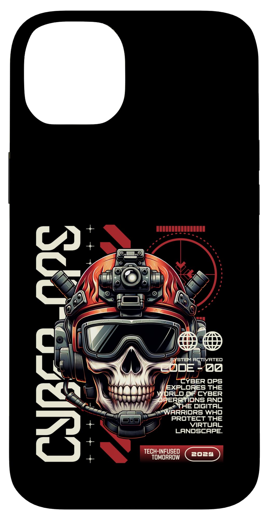 Coque iPhone 14 Plus Sci FI Cyber Ops 700 pour le quotidien urbain
