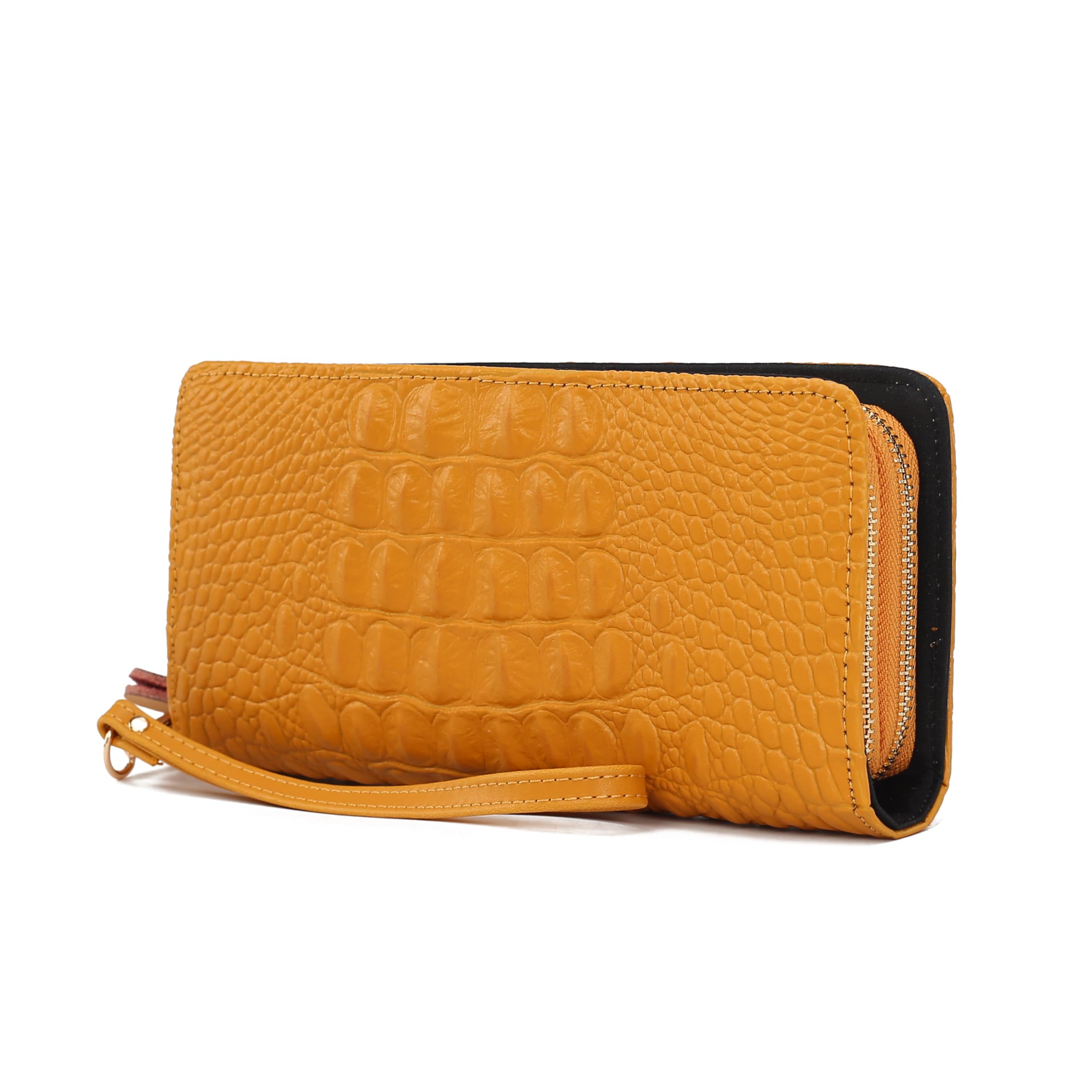 MKF Collection Wristlet Wallet for Women, Small Credit Card Holder with Zipper Coin Pocket Wallet Purse Handbag By Mia K