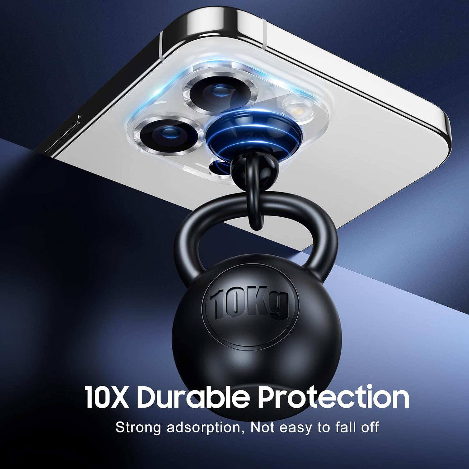 UniqueMe for 3 Pack iPhone 15 Pro/15 Pro Max Camera Lens Protector-Silver | Drop Protection, Case Friendly, 9H Tempered Glass, Camera Cover Screen, 2023 New Version