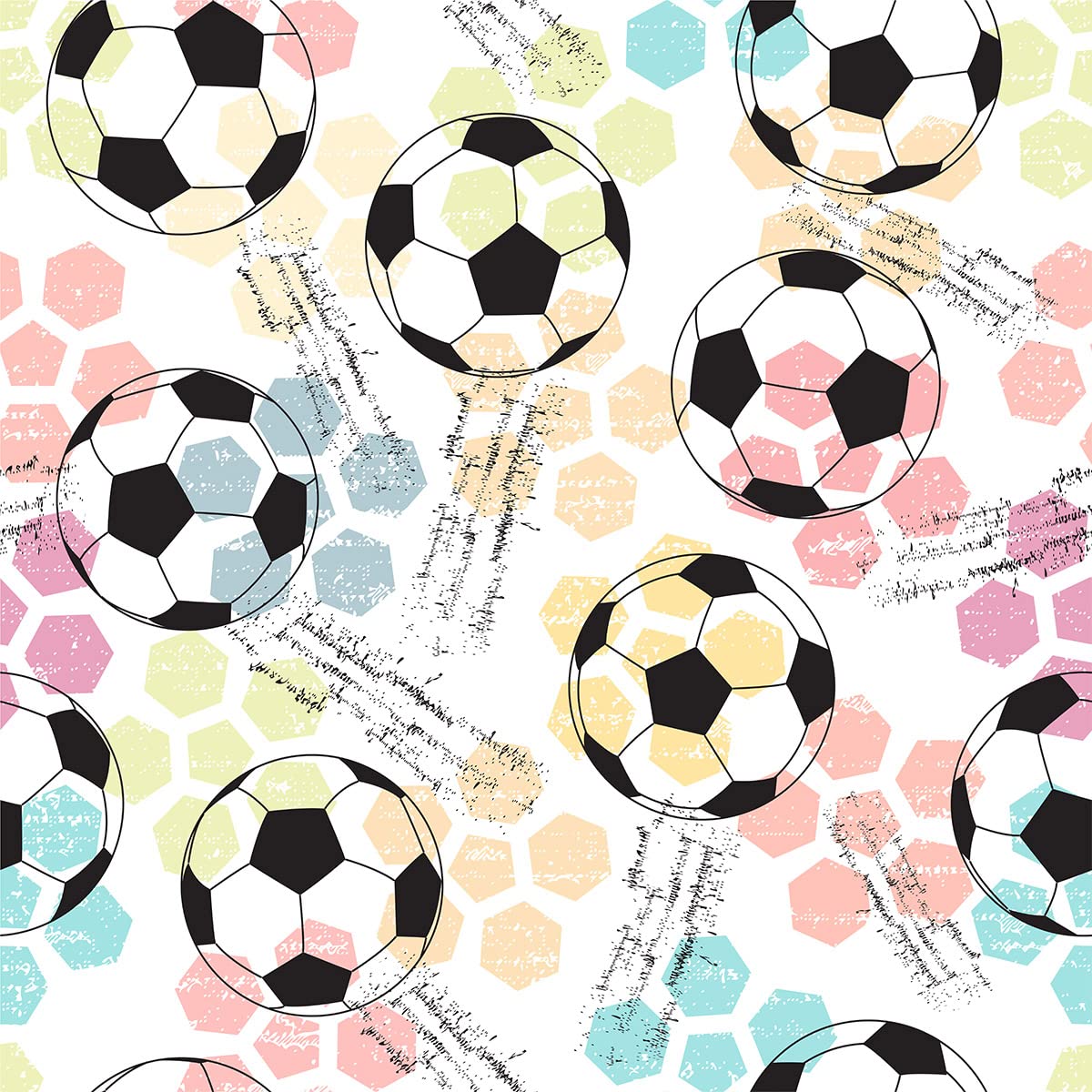 Football Upholstery Fabric by The Yard,Colorful Soccer Ball Fabric for Upholstery and Home DIY Projects,Sports Football Lover Waterproof Outdoor Fabric,10 Yards,(L920*W150cm) Pink Beige