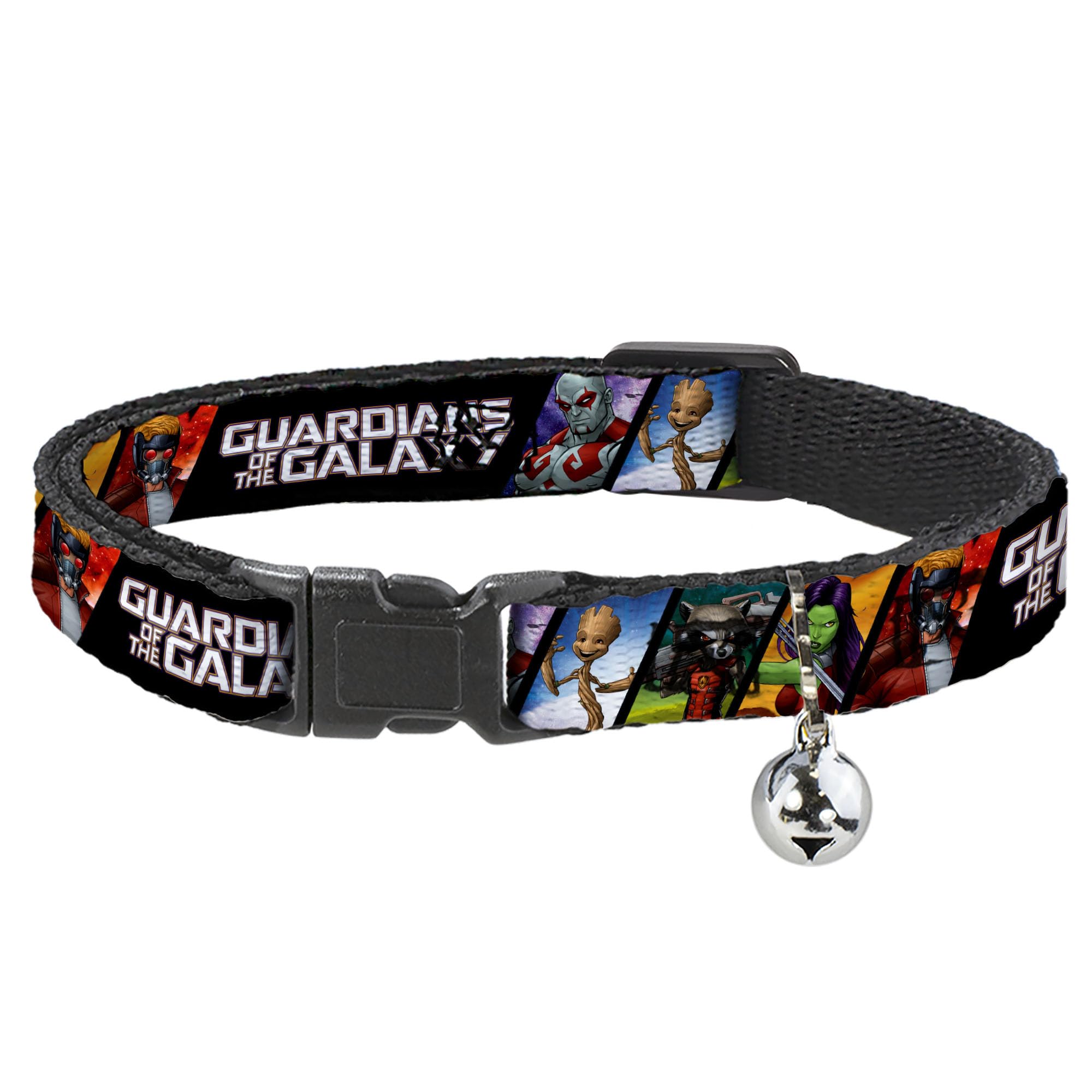 Collar de gato separable Guardianes de la Galaxia con enganche seguro y cascabel sonoro