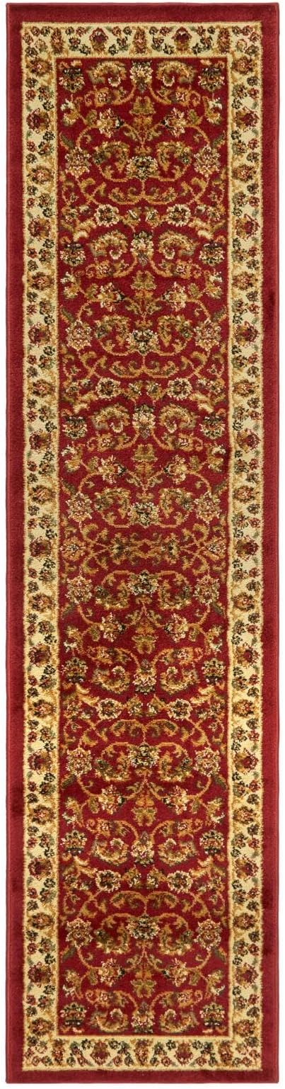 Home Dynamix Royalty Elati Traditional Runner Area Rug 1'9"x7'2", Oriental Red/Ivory