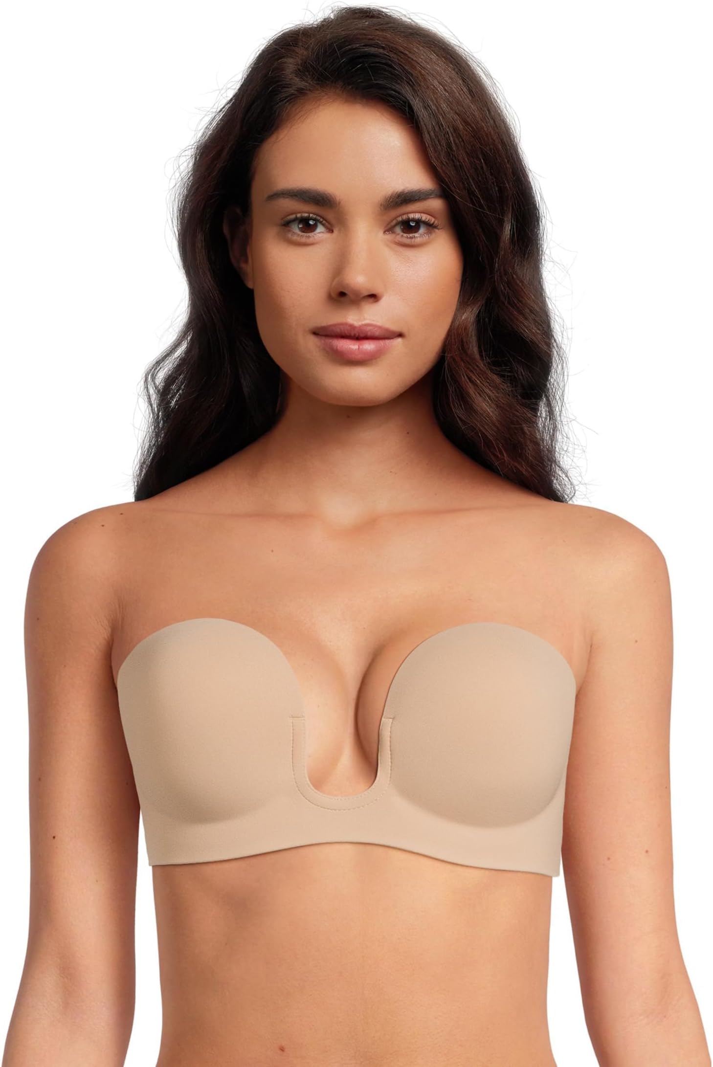Voluptuous U Plunge Backless Strapless Bra