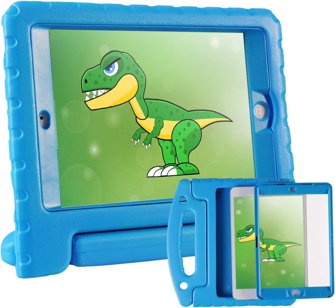Bіg Sаlе HDE Case for iPad Mini 1 2 3 Kids Shockproof Bumper Hard Cover Handle Stand with Built in Screen Protector for Apple iPad Mini 1st 2nd 3rd Generation (Blue)