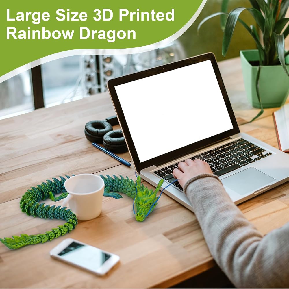 24 inch 3D Printed Dragon,3D Printed Flexible Philippines | Ubuy