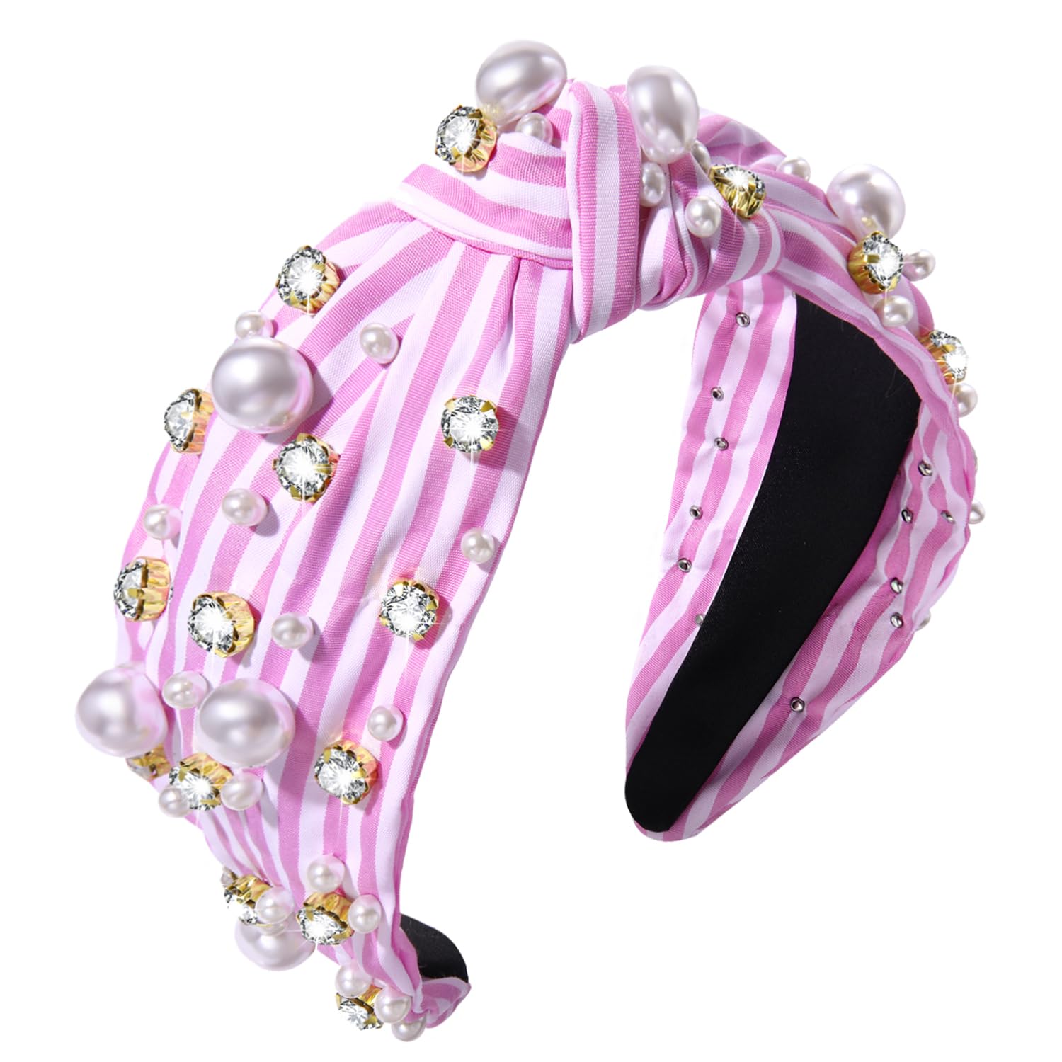 Sparkling Crystal Embellished Headband Sparkling Crystal Embellished Headband - Transparent or  main image 2