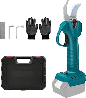 Electric Pruning Shears Cordless Compatible with Makita 18 V Batteries, 25mm (0.98inch) Cutting Diameter Portable Secateurs for Pruning Trees and Shrubs and Fruit Trees
