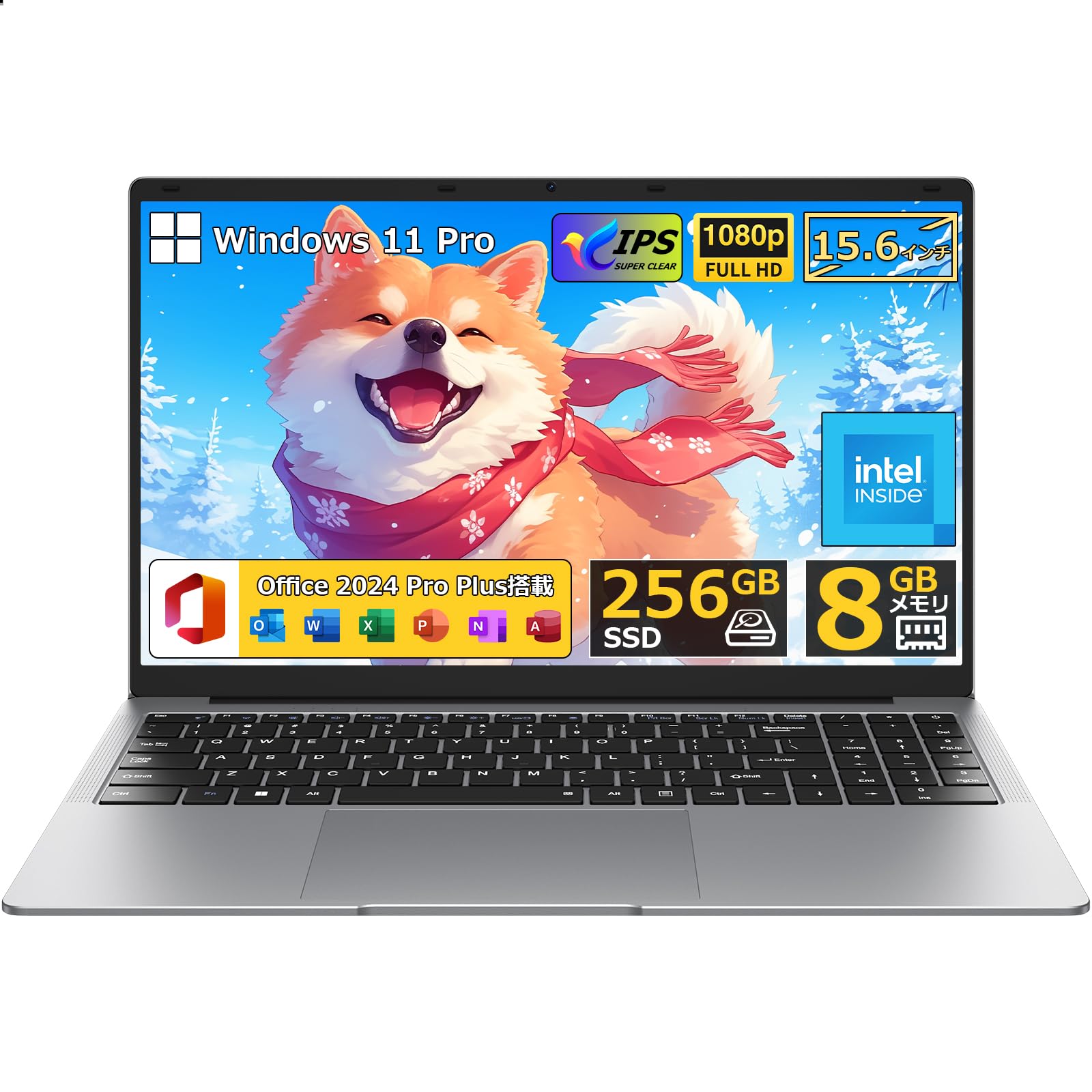 大人気ホワイト色/薄型ノート/メモリ8GB/オフィス/動画編集/テレワーク Amazon.co.jp: HYPERSTRIX ノートパソコン Office搭載 15.6型 Win11