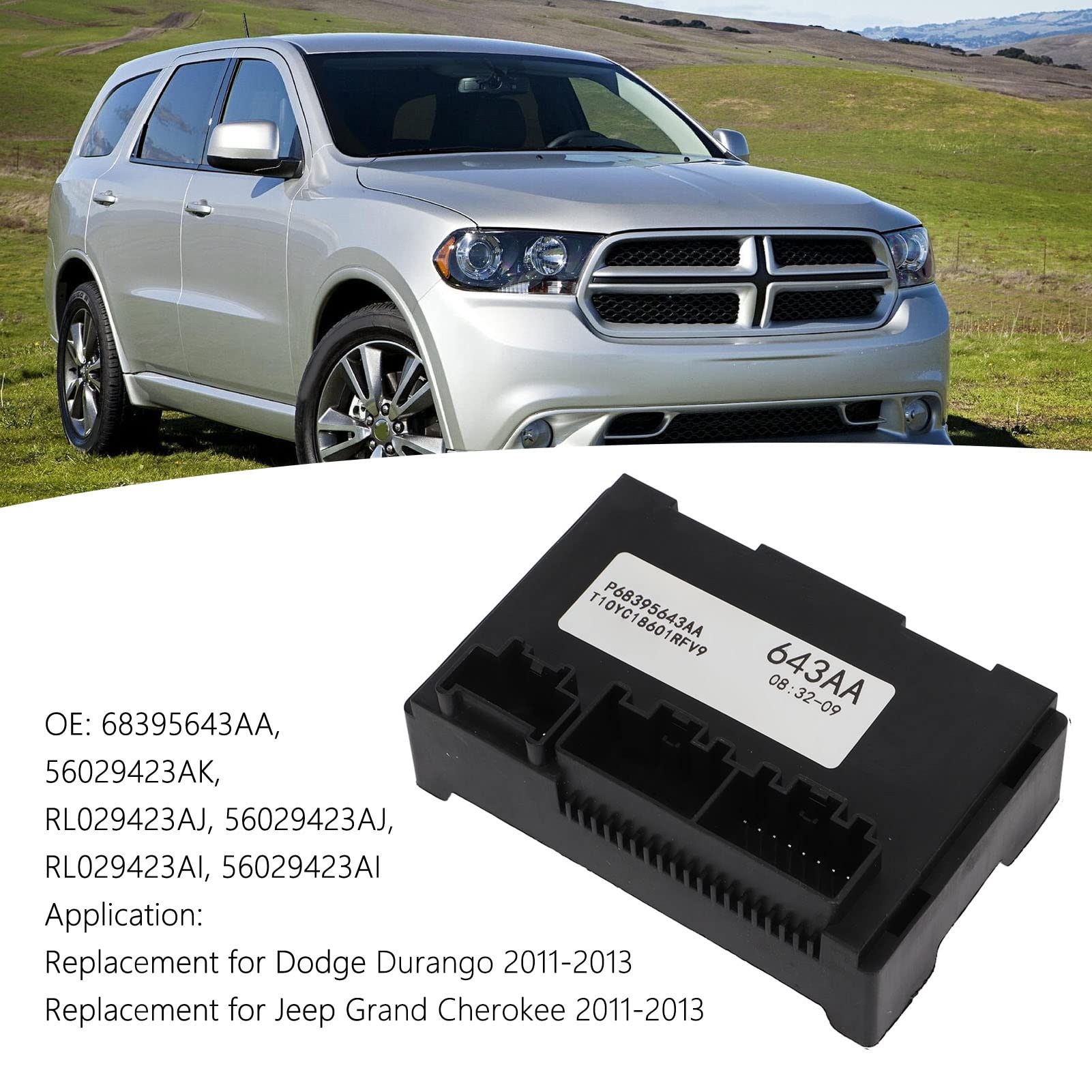 68395643AA RL029423AJ Módulo de Control de Caja de Transferencia, Reemplazo para 2011‑2013, para 2011‑2013