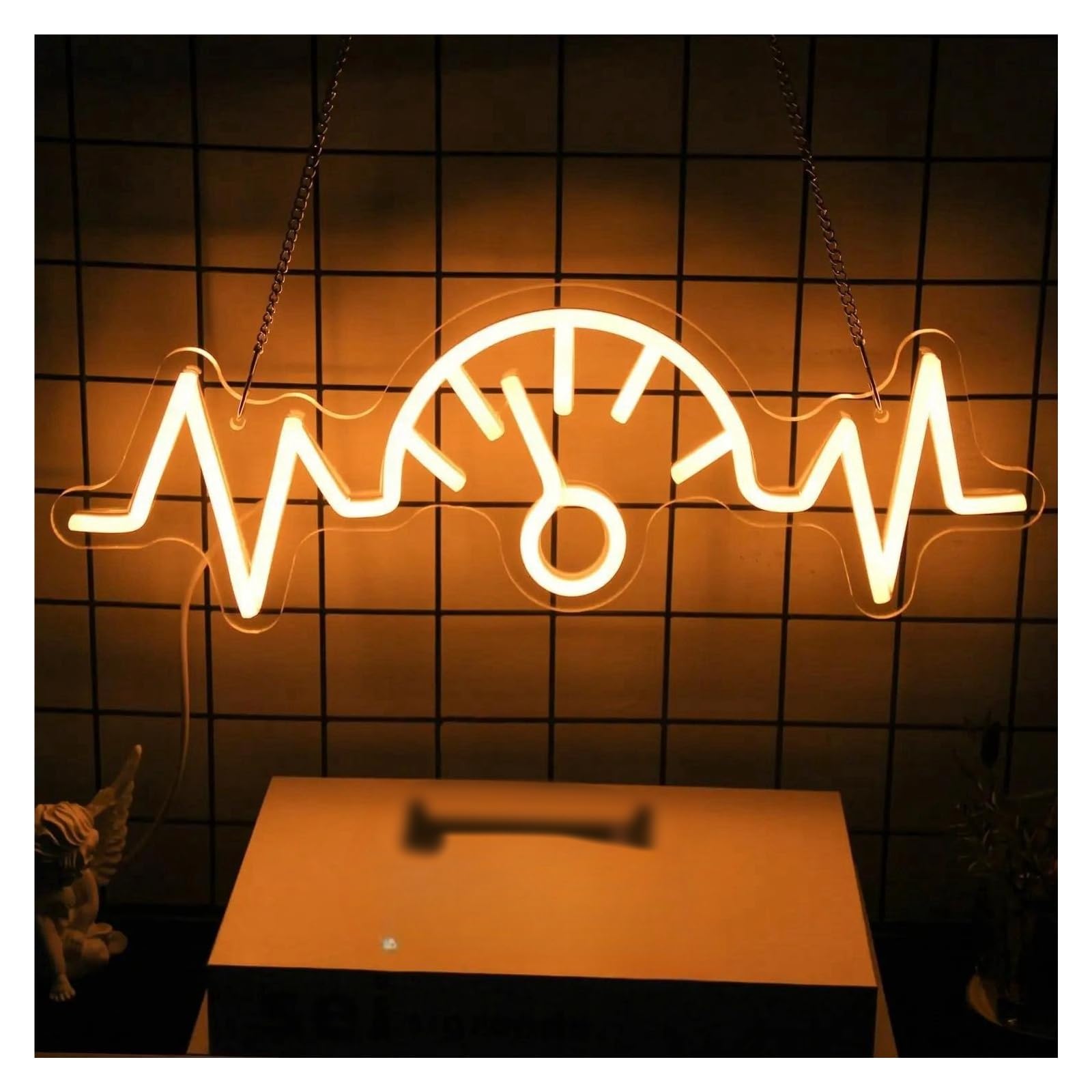 LEMST Signs Lamp Car Dashboard Neon Sign Automobile Neon Light Sign Dimmable for Garage Auto Repair Shop Car Club Game Room Party Decor 42x15cm