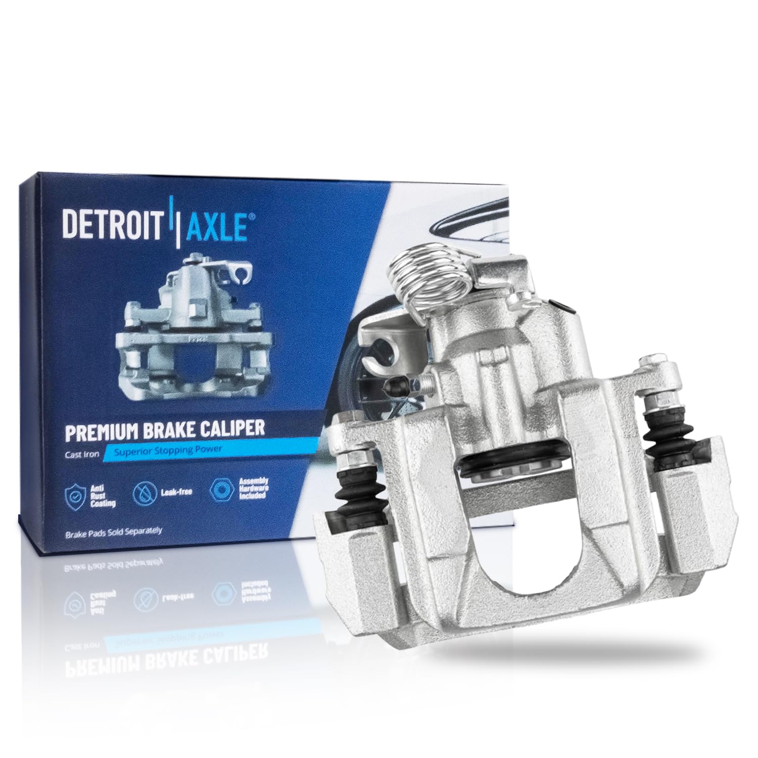 Detroit Axle - Rear Left Brake Caliper for 11-19 Ford Explorer 13-19 Taurus