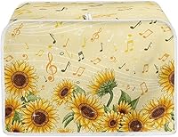 Vista 31 de Dolyues Cubierta para tostadora con estampado de pollo, 4 rebanadas, cubiertas para electrodomésticos pequeños de cocina, protección contra el polvo