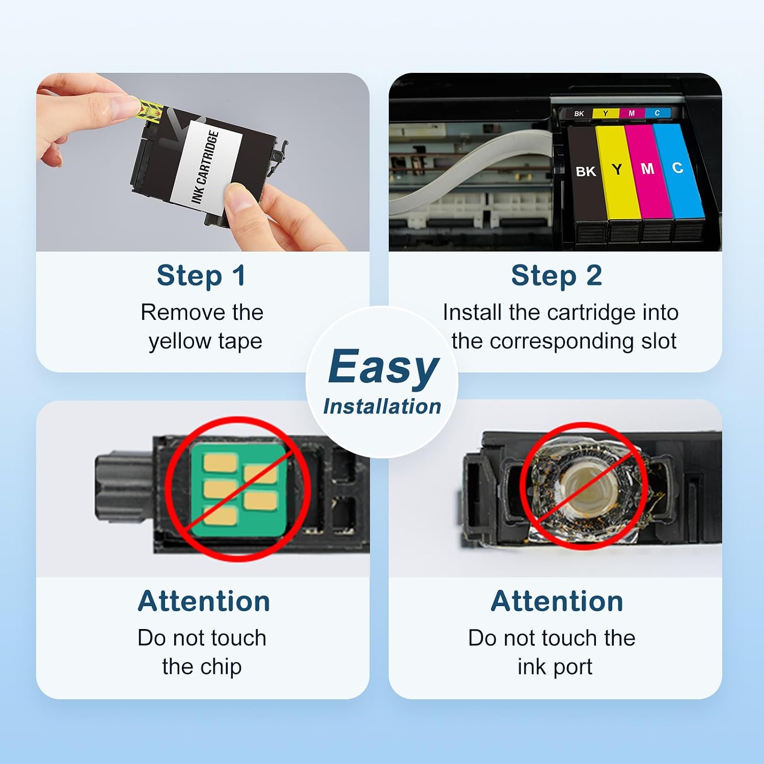 MYTONER Remanufactured Ink Cartridge Replacement for Epson 200 200 XL Ink Cartridges Combo Pack Replacement for Printer Expression XP-200 XP-300 XP-310 XP-400 XP-410 Workforce WF-2520 WF-2530 (5 Pack)