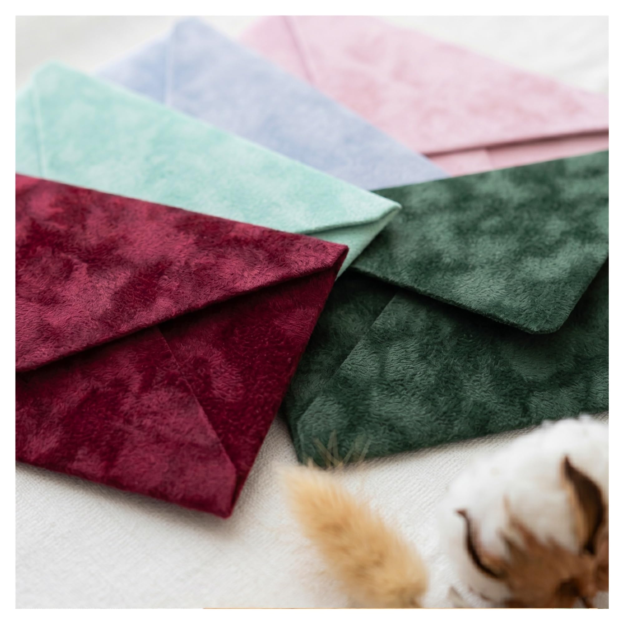Enveloppes en velours imprimées sur mesure Pour Les Fêtes Et Les Réunions