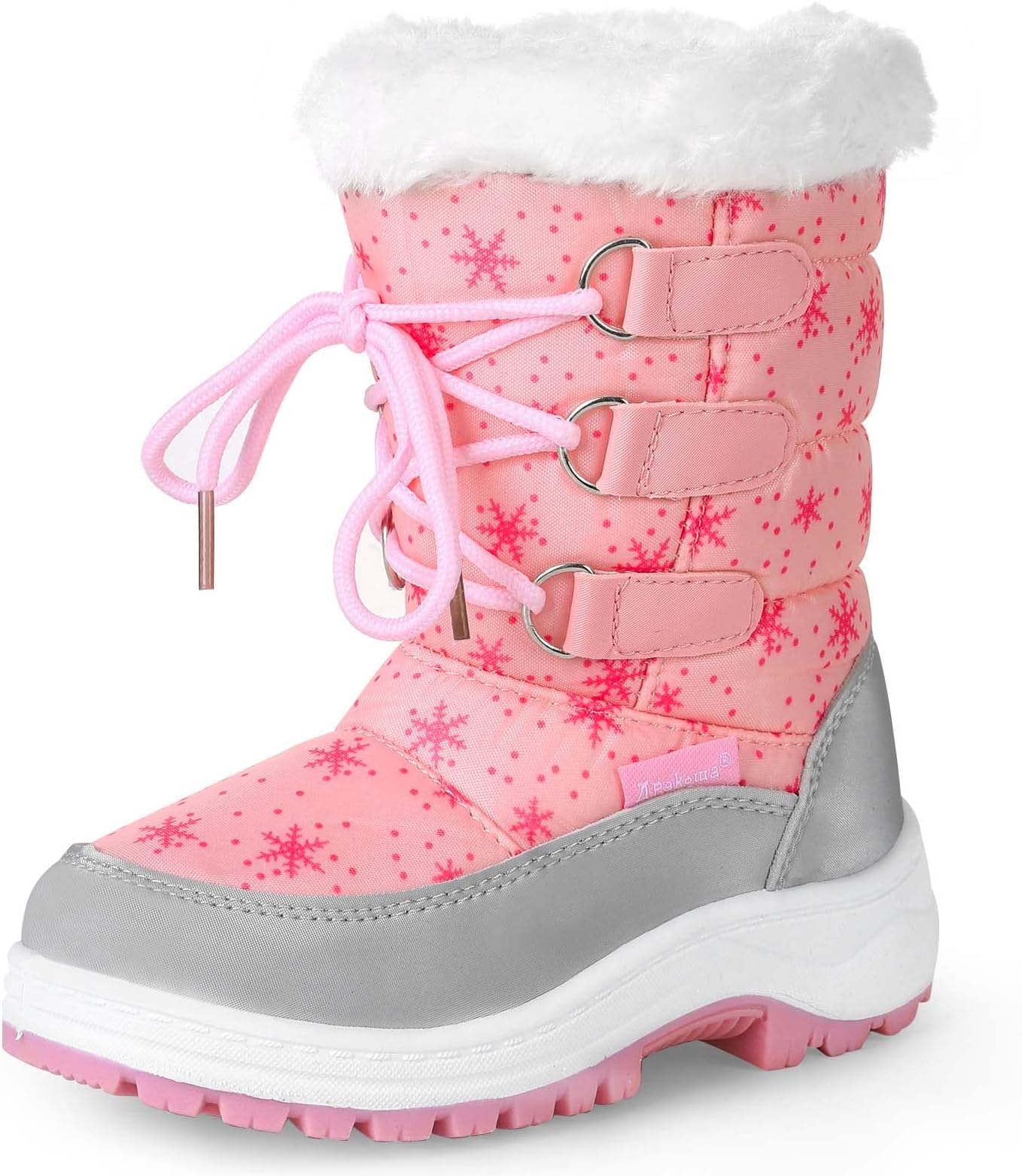 Kids Girls Insulated Fur Winter Warm Snow Boots (Toddler/Little Kid)