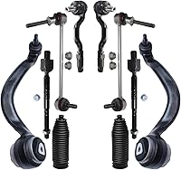 Vista 557 de Detroit Axle - Kit de suspensión frontal de 10 piezas para Dodge Avenger 2008-2014, Chrysler Sebring 2007-2010, 2 brazos de control inferiores, 2