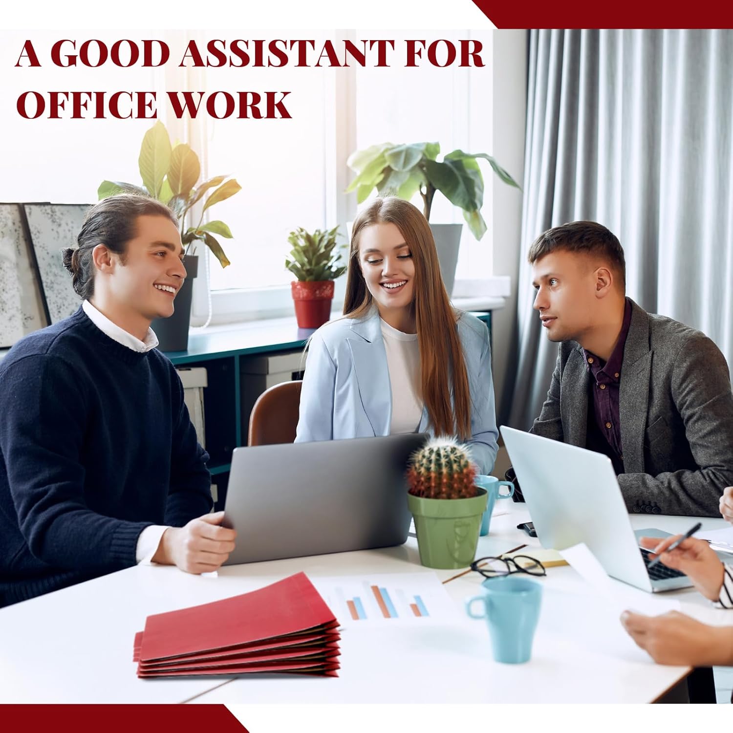 Skyygemm 24 Pcs Classification Folders Letter Size Bulk - 2 Dividers Pressboard File Folder with 3. 5 Inch Expansion, 2 Prongs Fastener, Heavy Duty Office File Organizer for Teacher Medical (Dark Red)