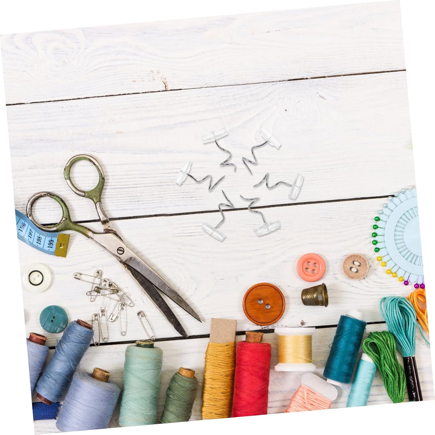 NUOBESTY Sewing Positioning Needles Stylish Flower Heads for Hand Quilting and Fabric Fixing of Durable Corsage Pins for DIY Projects and Garment Construction