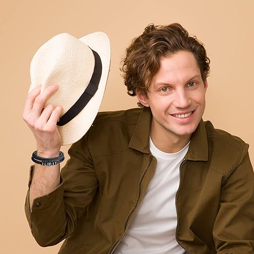 Miniatura 7 de Pulsera de cuero trenzado con texto en inglés To My Son "I Will Always Be with You', pulsera de cuero trenzado para hombre, hecha a mano, regalo