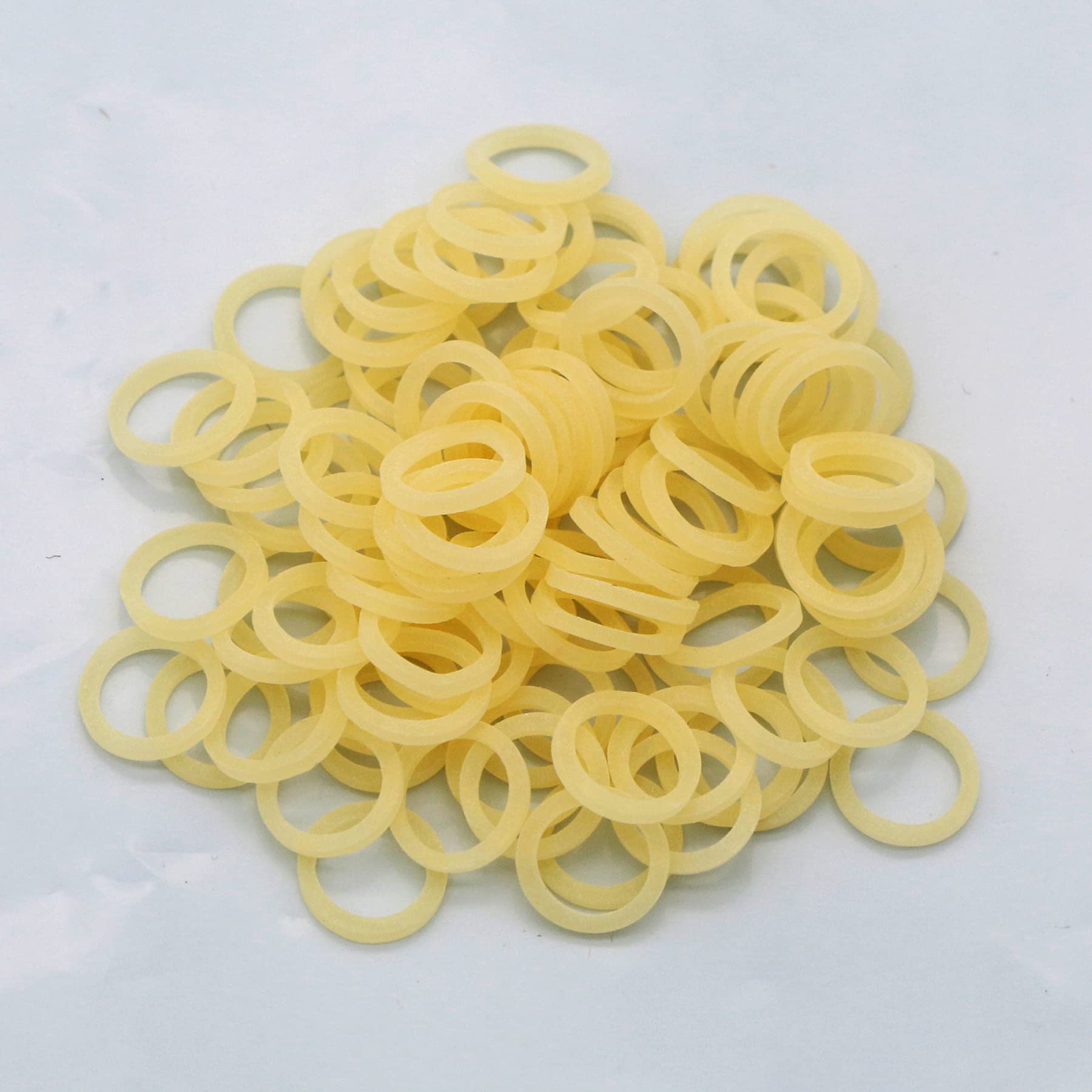 10 Packungen/1000 Stück zahnärztliche kieferorthopädische Gummibänder aus Latex (10 Beutel-Fox-1/4-5 oz)