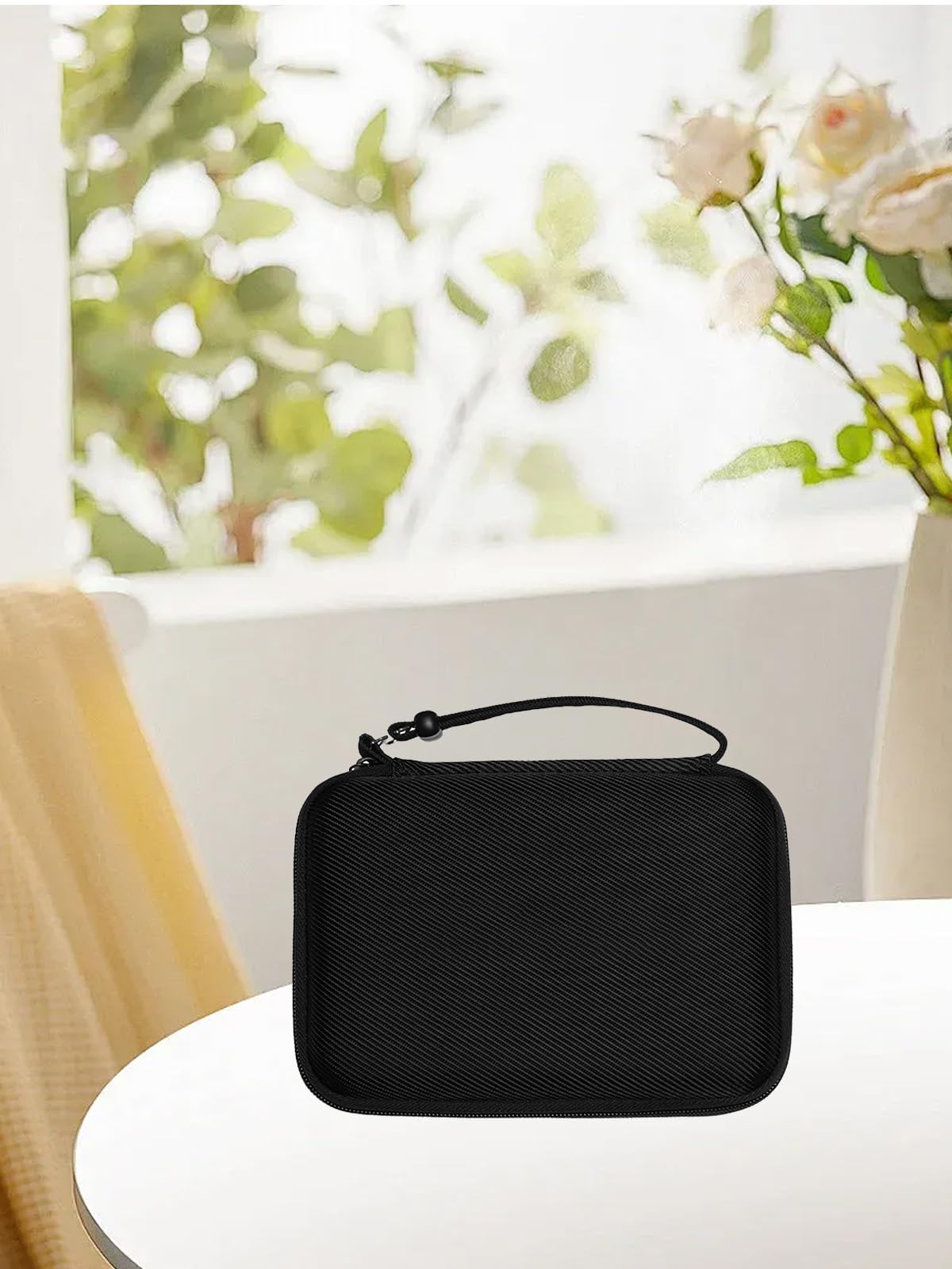 BOVUGAC Funda para ANBERNIC RG477V, bolsa portátil para RG477V, tela premium, resistente a los arañazos y a las caídas, dimensiones de la bolsa: 18 x 13 x 4,5 cm (negro)