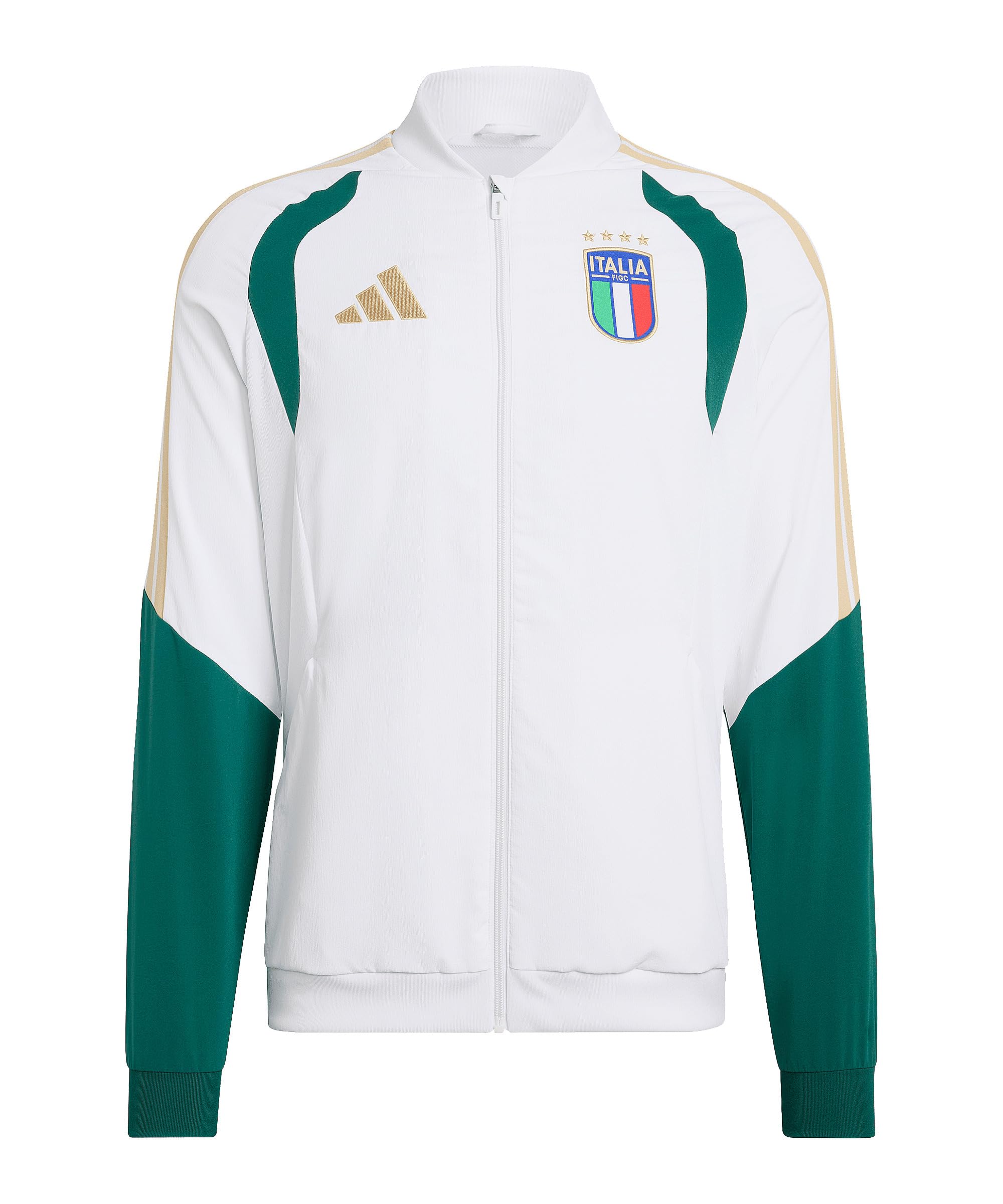 adidas Performance Italia Giacca di presentazione bianca da uomo