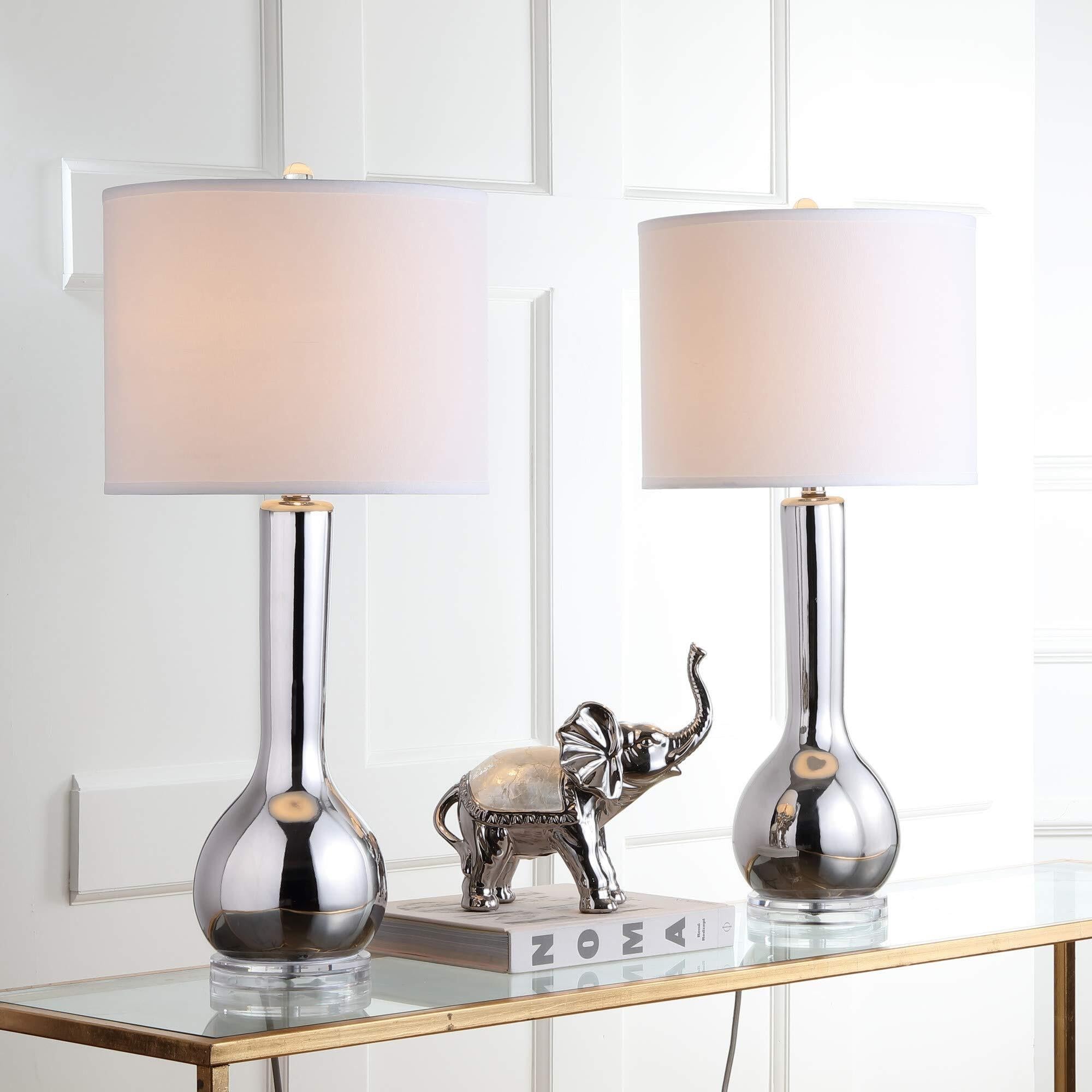 KKXXYQFC Set di lampade da Tavolo in Ceramica Fatte a Mano: Regalo Elegante per Soggiorno, Camera da Letto e Ufficio