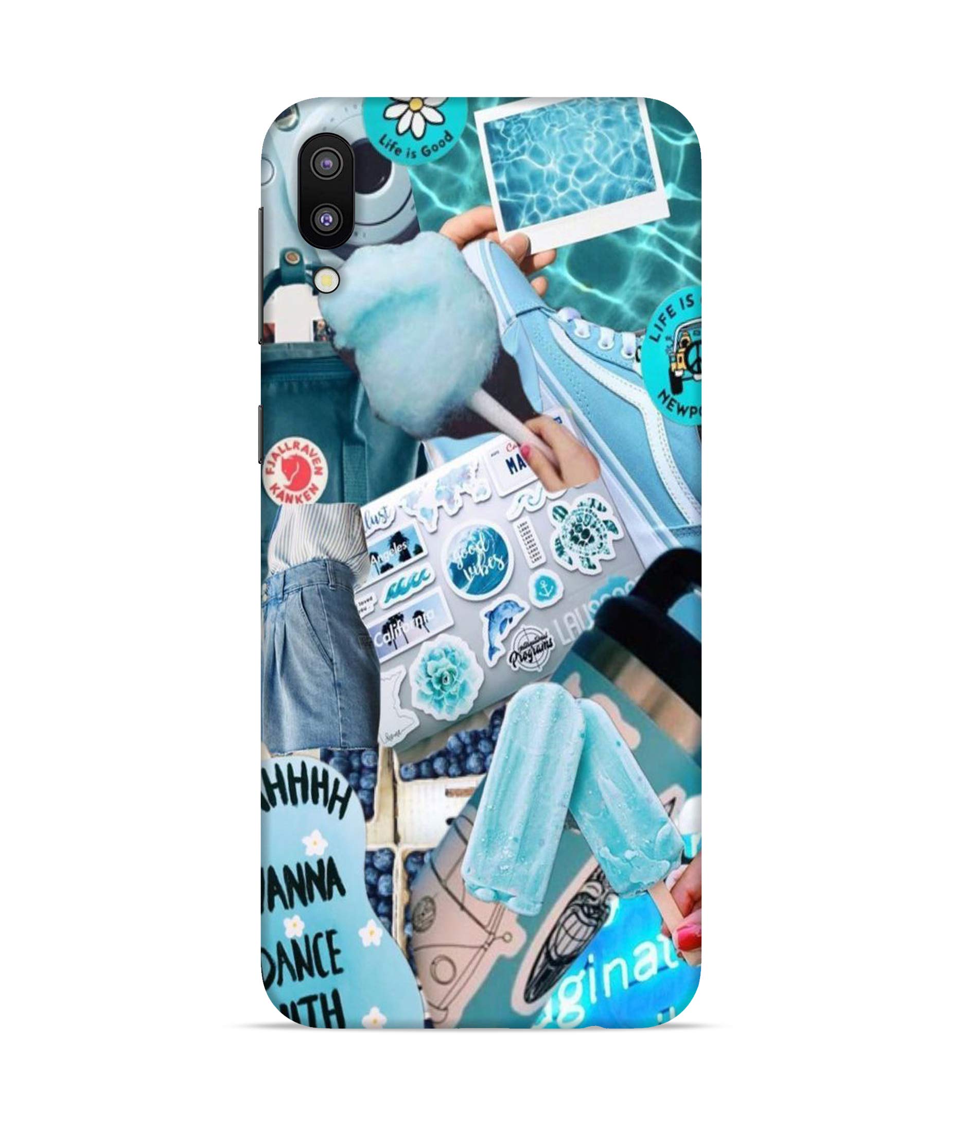 Silence Printed Funky Fanny Lifestyle Life is Good Cuite Background Designer Hard Back Case Cover for Samsung Galaxy M10 /Samsung Galaxy M10 Back Cover